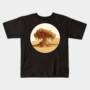 Willow Tree Orange Kids T-Shirt